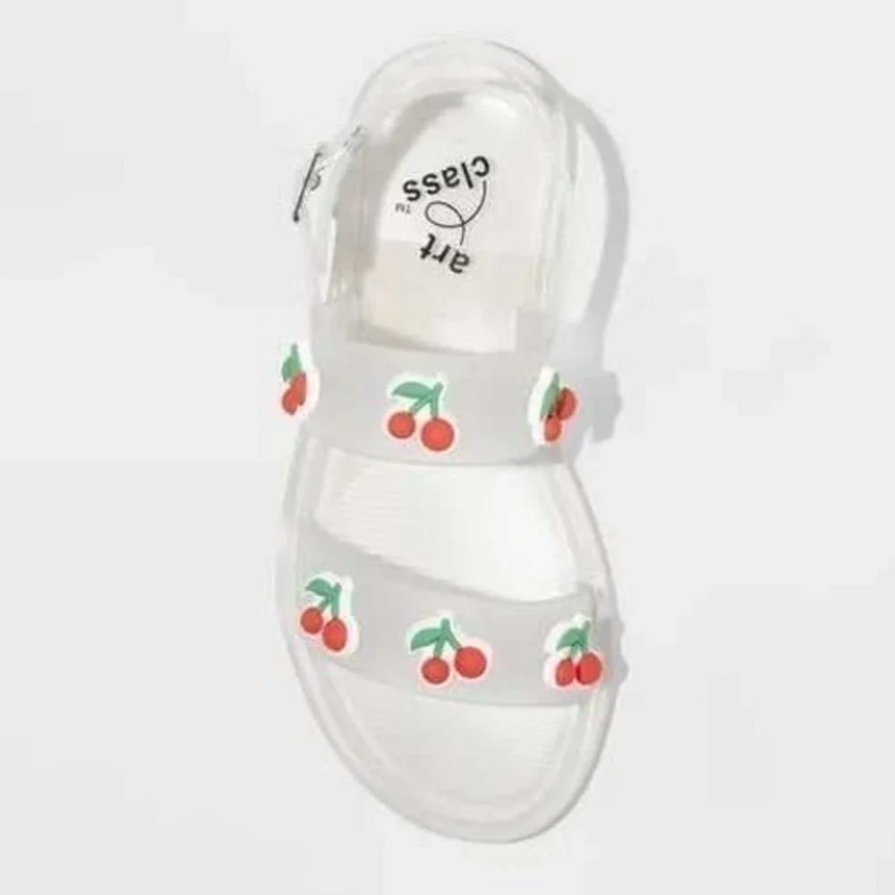 Girls' Art Class Cherry‎ Red Saniah Jelly Sandals 4 New With Tags